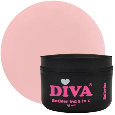 DIVA Builder Gel LOW HEAT 3-in-1 Ballerina 15 ml