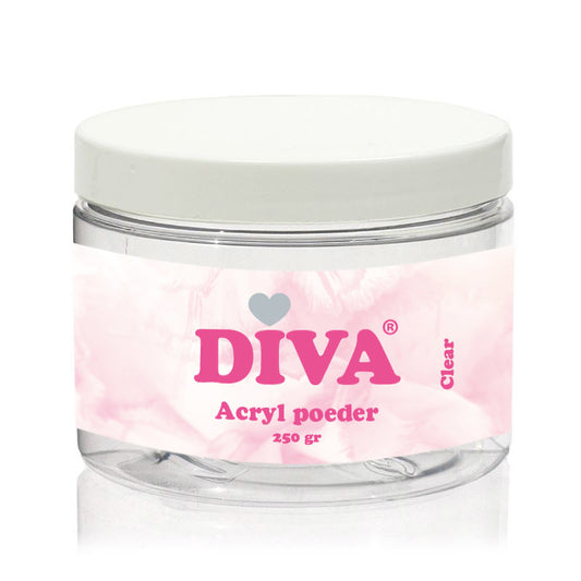 Diva Acryl Poeder Clear 250 gram