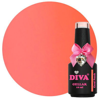 DIVA Gellak Coral Peach 10 ml