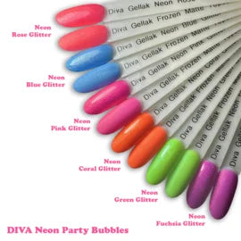 DIVA Gellak Neon Party Bubbles Collection 6x 10 ml