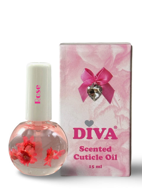 Diva Scented Cuticle Oil Rose 15 ml