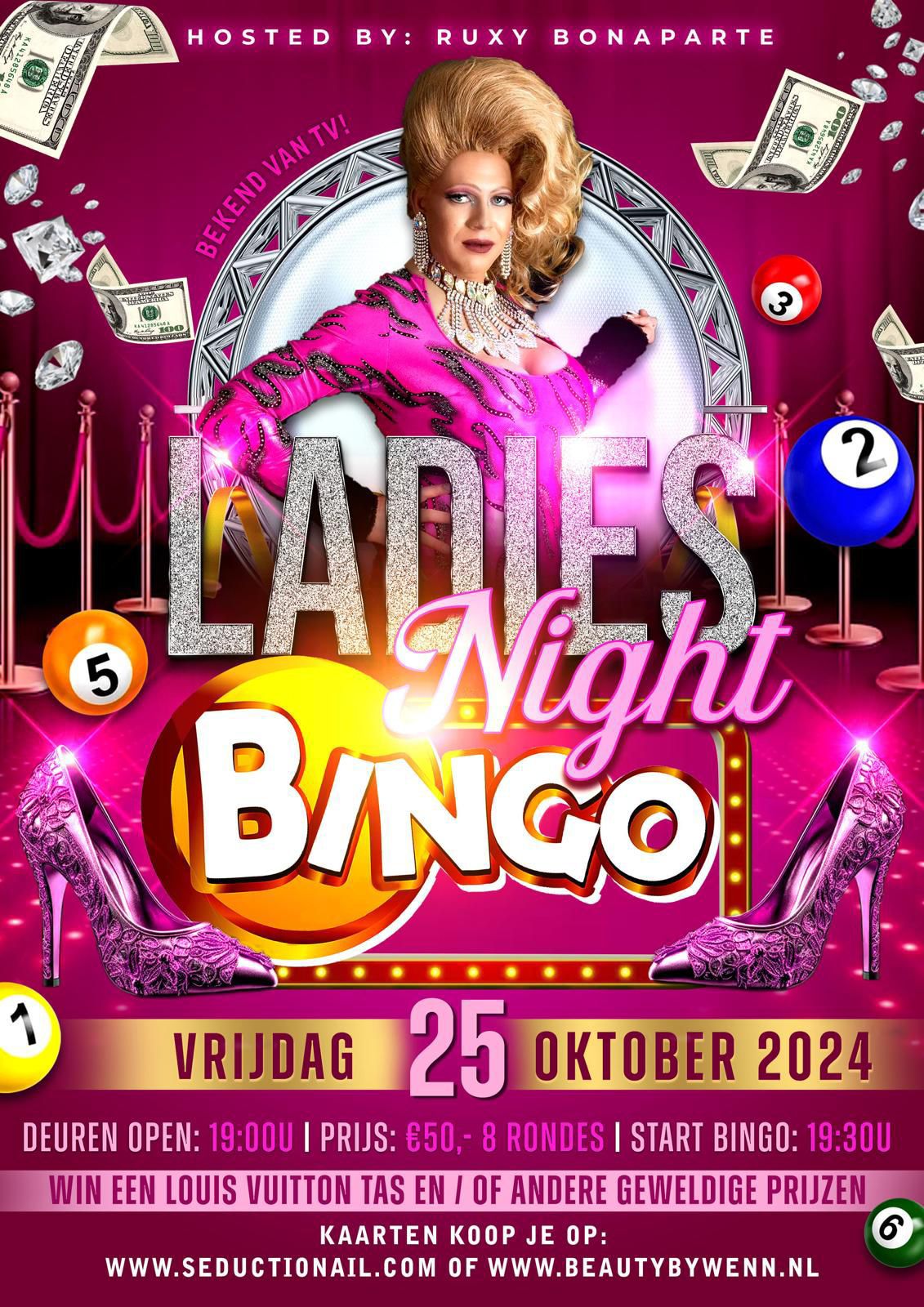 25 okt '24: Gezellige Bingo Avond aan het Strand met Ruxy Bonaparte!