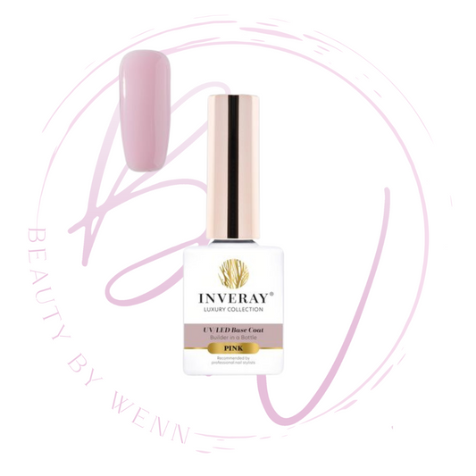 Inveray UV/LED Builder in a Bottle PINK Base Coat  Luxury Collection