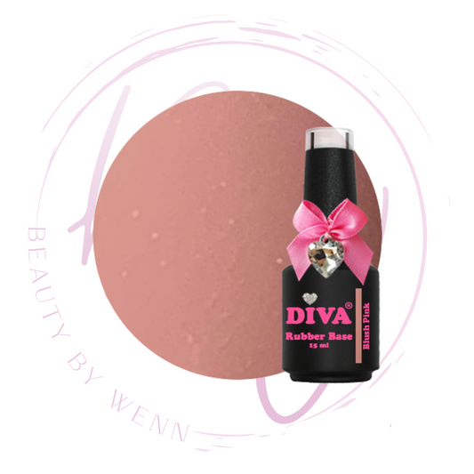 Diva Rubber Basecoat Blush Pink 15 ml