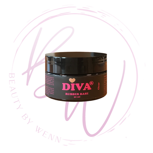 Diva Rubber Basecoat Clear POT 30 ml