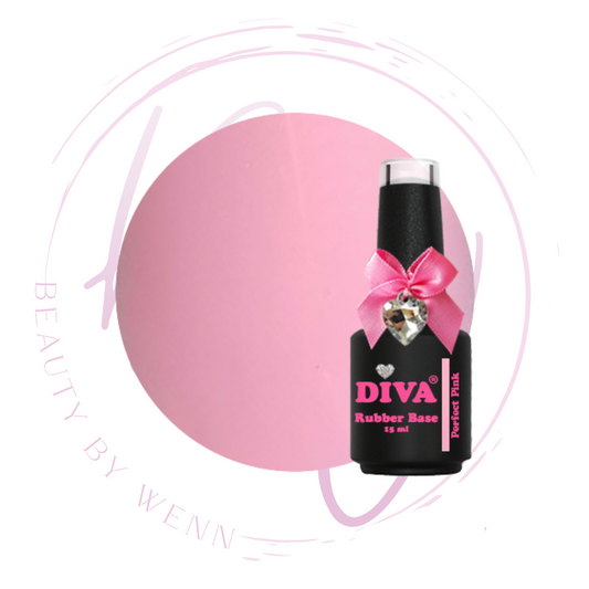 Diva Rubber Basecoat Perfect Pink 15 ml