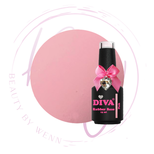 Diva Rubber Basecoat Pink 15 ml