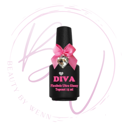 DIVA Flexibele Ultra Glossy Topcoat - No Wipe 15 ml