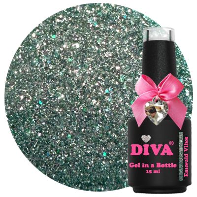 Diva Gel in a Bottle Sparkling Stars Collection - 9x 15ml met gratis Fineliner