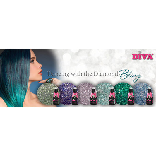 DIVA Gellak Dancing with the Diamonds BLING Collection 6x 10 ml