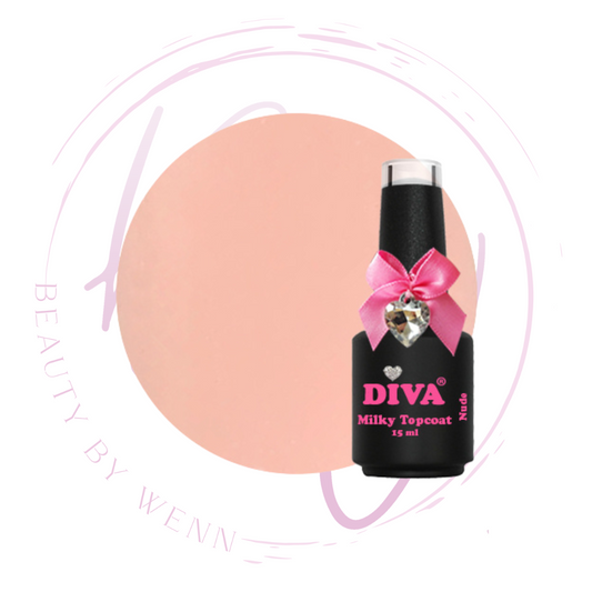 DIVA Milky Topcoat Nude - No Wipe 15 ml