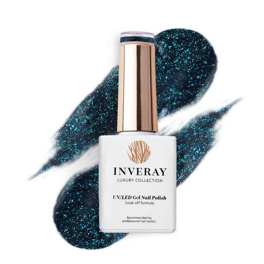 Inveray UV/LED Gel Nail Polish Luxury Collection N°89 AZURE FIZZ