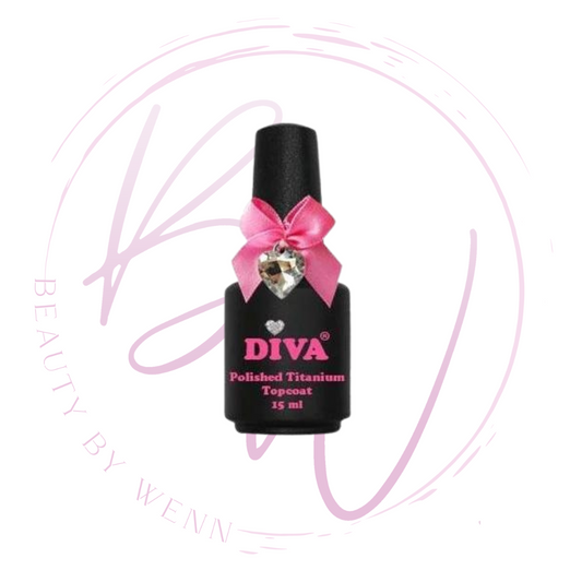 DIVA Polished Titanium Topcoat - No Wipe 15 ml