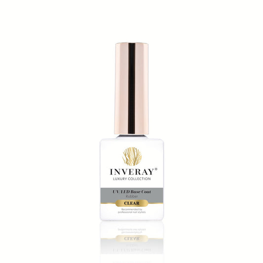 Inveray UV/LED Rubber Base Coat Clear Luxury Collection