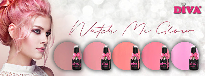 DIVA Gellak Watch Me Glow Collection + gratis pigment