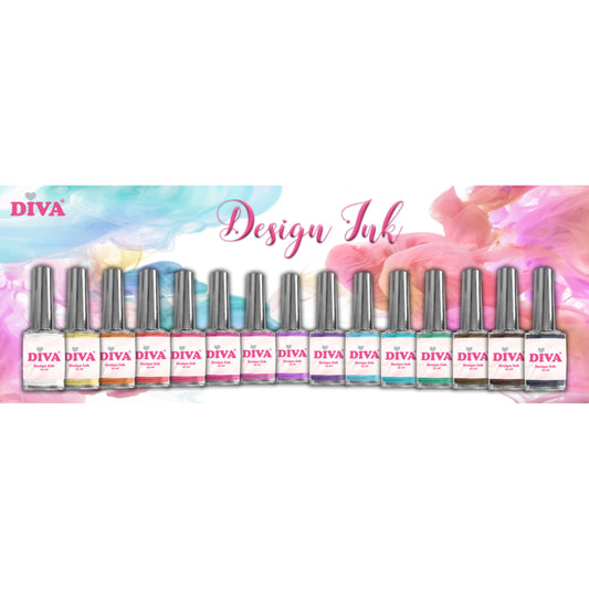 DIVA Design Ink Collectie 15 Kleuren